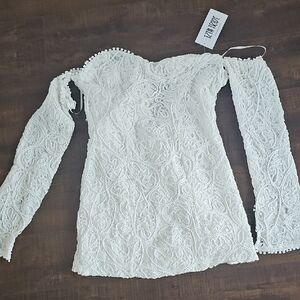 Dress with Bishop Sleeves